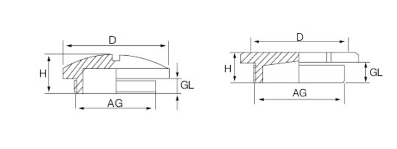 Metal Screw Plugs Parameters and Drawing